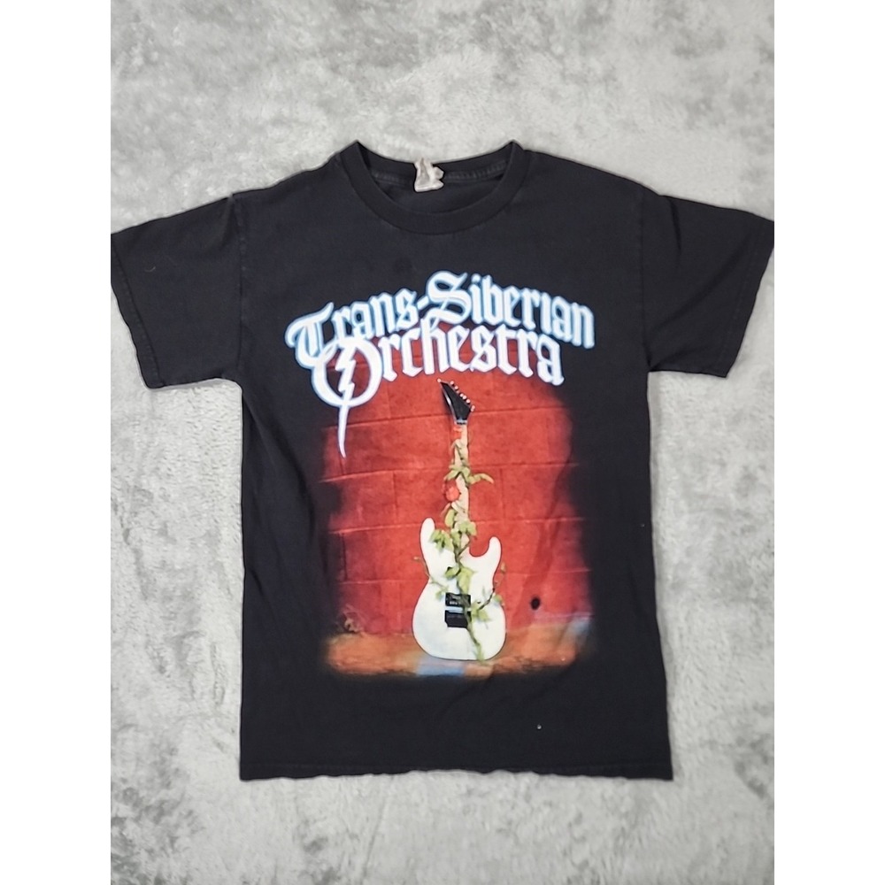 Trans-Siberian Orchestra Shirt Mens Small Metal Concert Tour 2014 Black‎ Graphic